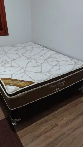 Colchão Ortobom Ouro Spring + Box