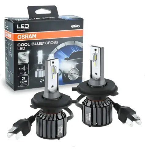 Par Lâmpadas Led Osram Cool Blue Cross H4