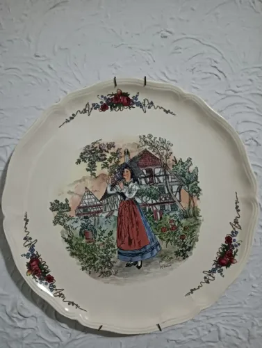 Prato decorativo importado (francês)