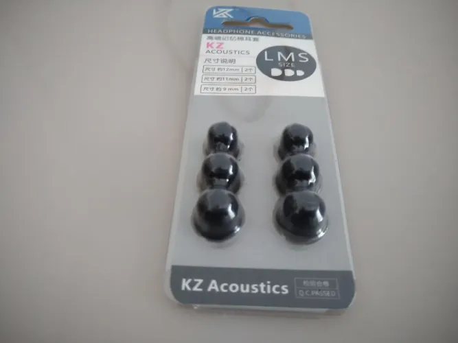 Borrachinhas Ponteiras KZ Para Fone In Ear LMS Novas