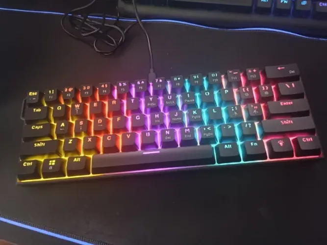 Teclado Gamer Mecânico Ajazz Nk61 Nacodex 60% ( PRETO ou BRANCO )
