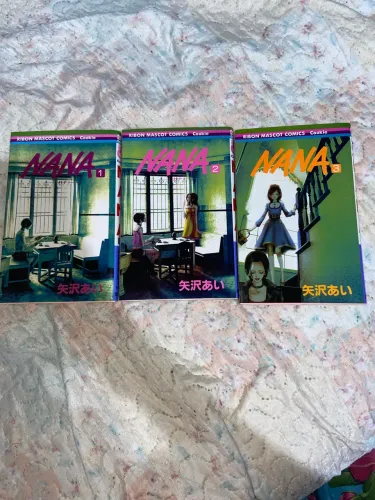 Mangás nana japonês 3 volumes 