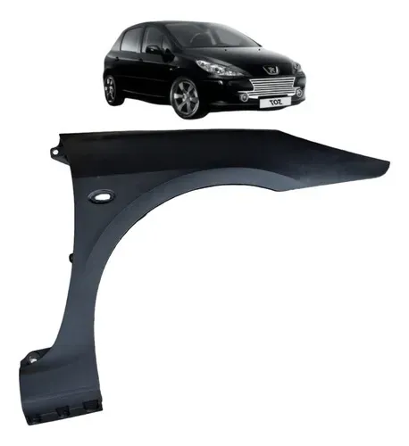 Para-lama Direito Peugeot 307 2007 2008 2009 2010 2011 2012 Direito Passageiro