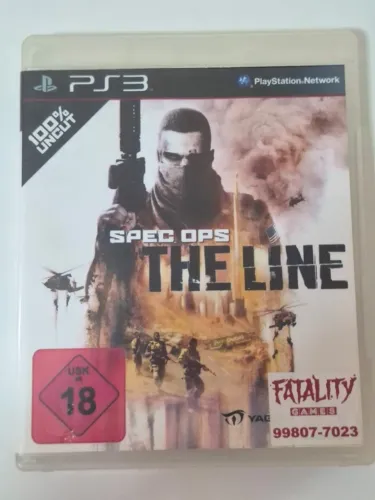 Jogo Spec Ops The Line PS3 Midia Física Original Capa Reimpressa