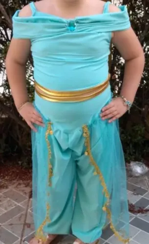 Fantasia da Princesa Jasmine (do conto Aladdin)