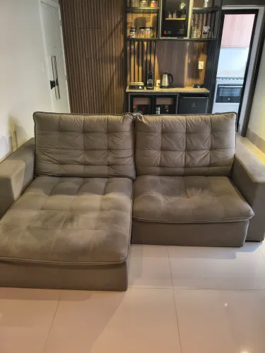 Sofá em Suede 