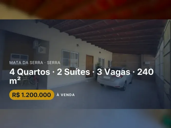 Conforto e praticidade: Casa em condomínio na Mata da Serra!