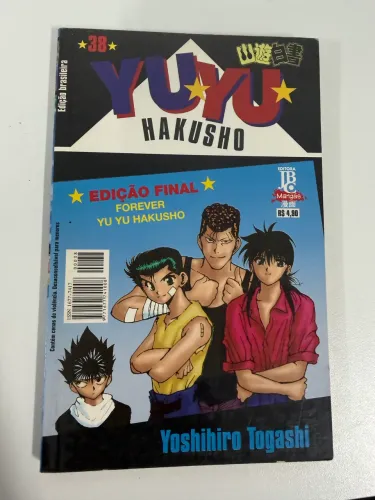 Coleção completa Yu Yu Hakusho, volumes 1 ao 38, edição brasileira JBC.