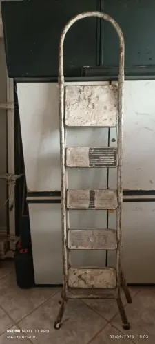 Escada aço 5 degraus