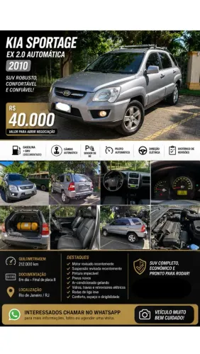 Kia Motors Sportage EX 2.0 16v/ 2.0 16V Flex Aut. 2010