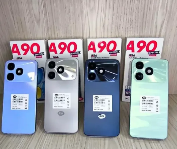 Itel A90 + 256Gb/8 - Azul - Preto - cinza - Verde + Entrega Grátis