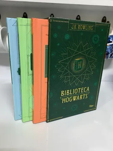Box Bliblioteca de hogwarts 3em1 + BRINDE DIARIO MÁGICO