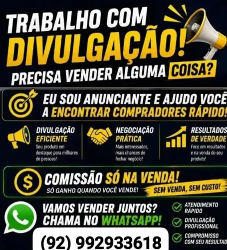 Trabalho com divulgação