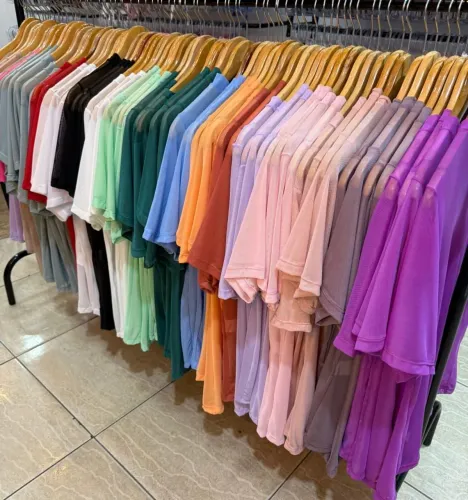 Blusa em Tule de Poliamida Premium 