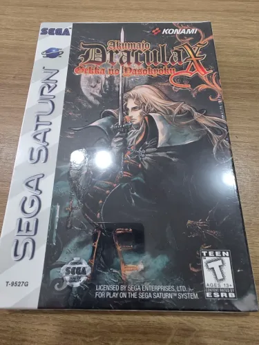 Castlevania Symphony of the Night Sega Saturn Repro Prensada Old Game Long Box Lacrado