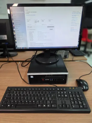Computador Compaq Presario CQ-14 SFF + Monitor 22 pol + Teclado + Mouse + Cabos
