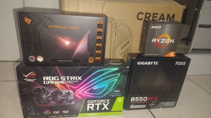 Pc Gamer Ryzen 5 5600x + Rtx 2080 Ti 11gb