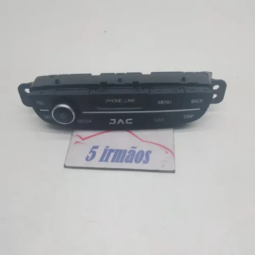 Comando Som Multimídia Jac T80 2.0 2018 2019 3750610u001j