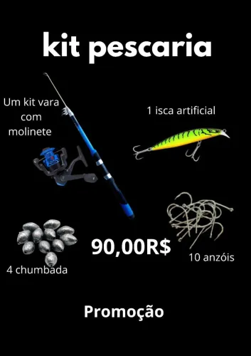 Kit de pesca completo
