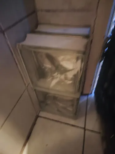 Tijolo vidro transparente