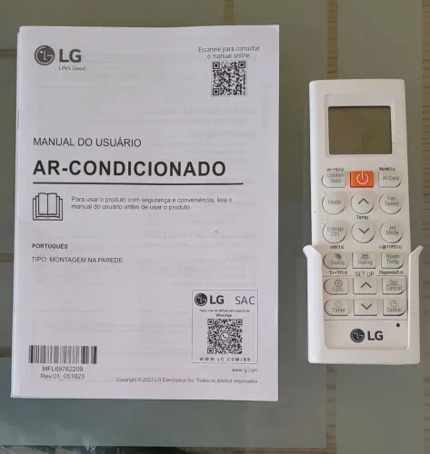Ar condicionado LG quente frio 9000 btus com wifi