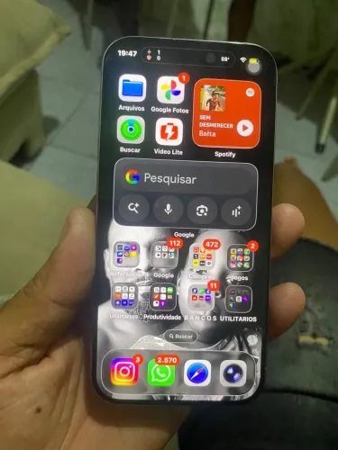 IPhone 15 Pro , Peata , 128 GB SemiNovo sem Marcas de Uso , Todo Ok todo Original