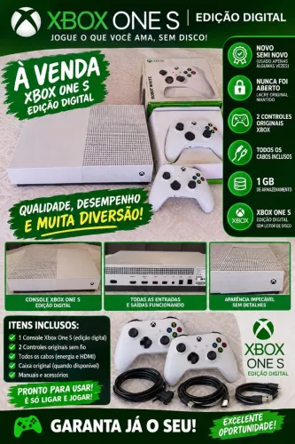 Vídeo game Xbox one s ALL digital 1 tb