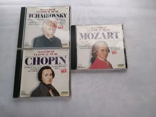 Conjunto de 3 cds da coleção Música Classica (NOVOS)