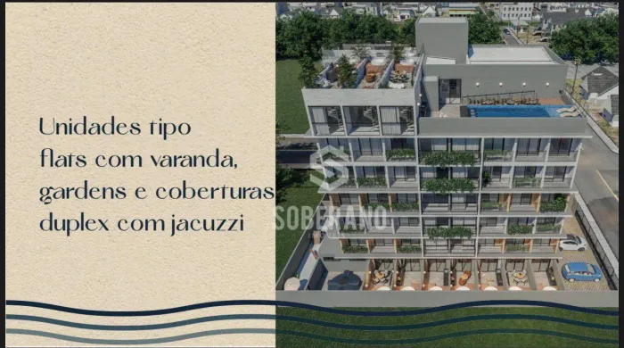 Flat com 1 dormitório à venda, 25 m² por R$ 281.558,79 - Poço - Cabedelo/PB