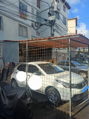 Garagem desmontada metalon e telhado