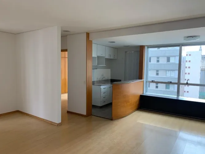 Aluguel de Apartamento de 1 quarto no Santo Agostinho, BH-MG: 53m², 1 vaga, pronto para mo