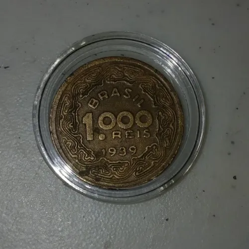 MOEDA ANTIGA DE 100 REIS