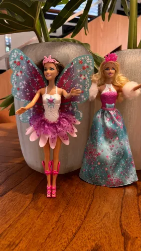 Bonecas Barbie Mix And Match Trio Encantado Princesa, Fada e Sereia (2013) Mattel