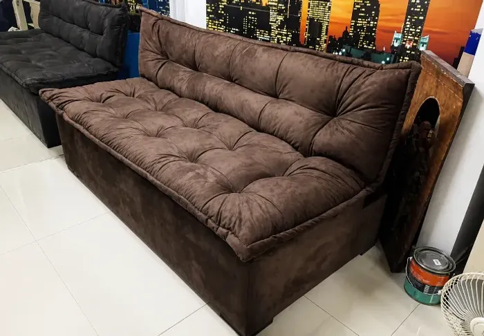 Sofá Cama Marrom 