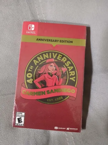 Carmen Sandiego 40th Anniversary Edition Switch Lacrado