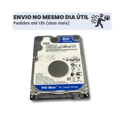 Hd 500gb 2.5 Sata Notebook Western Digital Wd5000lpcx (Usado)