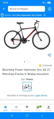 Bicicleta Houston aro 26 nova na caixa