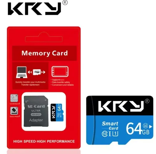 Cartão de memória 64gb Kry Classe 10