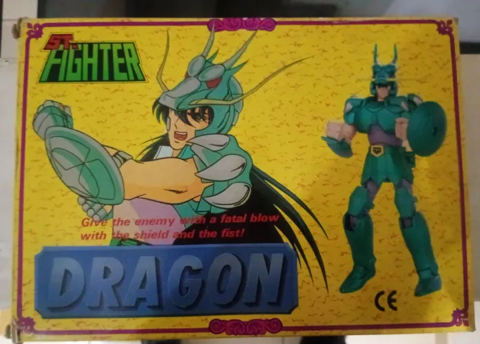 Shiryu de Dragão V1 Vintage difícil ver