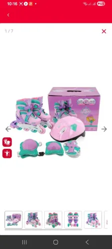 Patins infantil menina 30-33