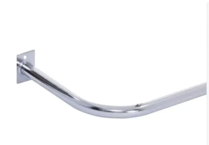 Arara fixa de roupa 1,20m cromada inox