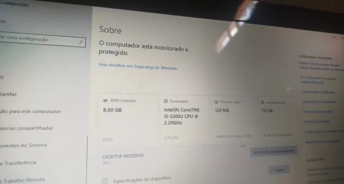 Notebook i5 usado 