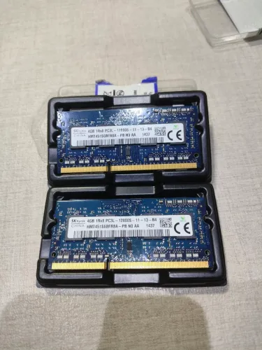 memoria kit 2x4gb ddr3 notebook