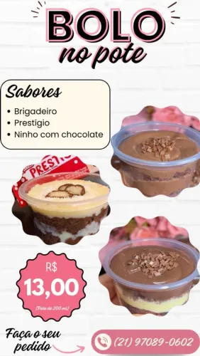 bolo de pote