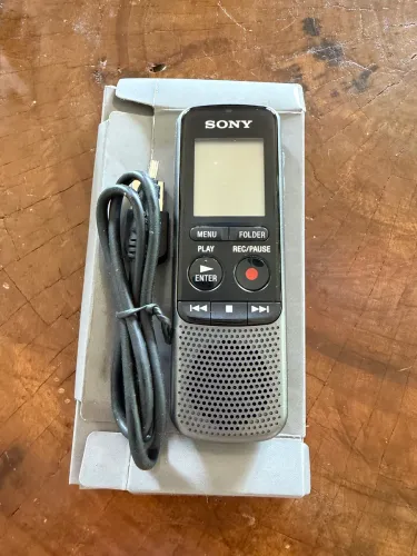 Gravador Digital Sony Px240 Áudio Voz 4gb