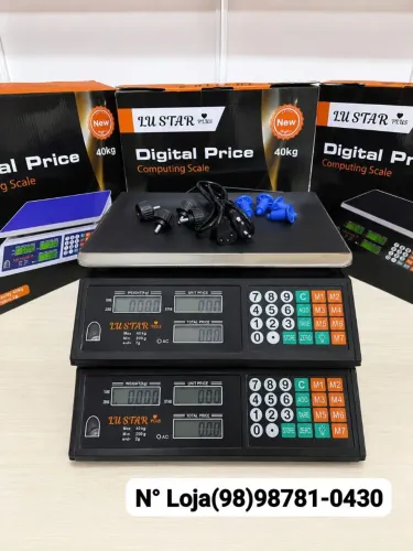 Balança Digital 40kg Comercial Nova Garantia