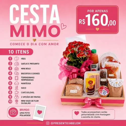 CESTA DE CAFÉ DA MANHÃ ANANINDEUA E BELEM