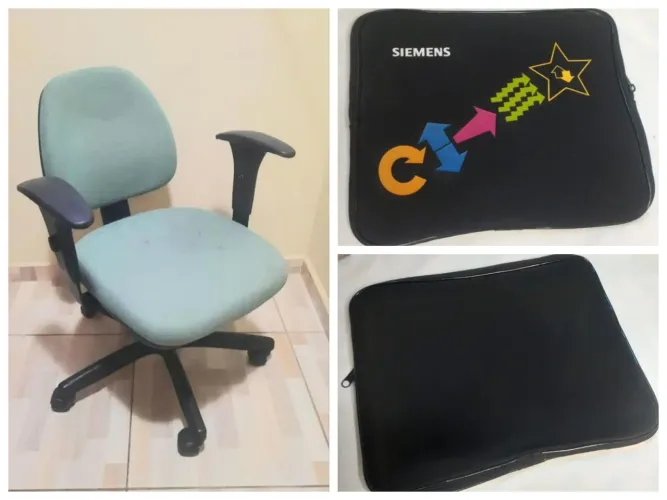 Cadeira Giratória + Capa Notebook T16