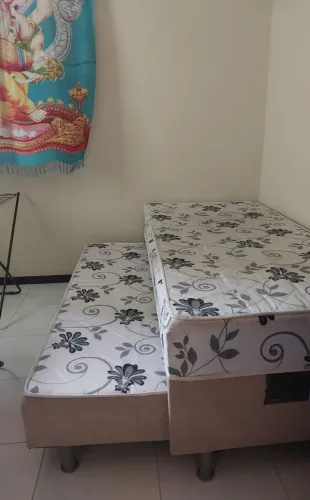 Bicama de Solteiro com 2 Colchões