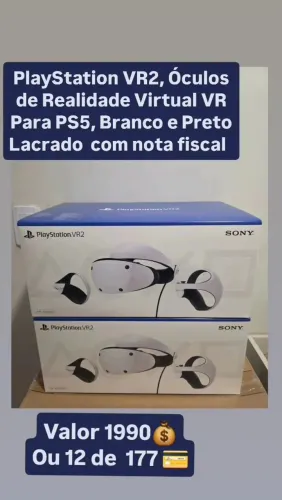 PlayStation VR2, Óculos lacrado